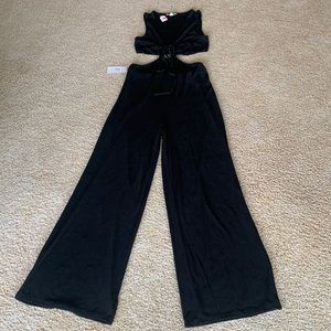 Endless blu black jumpsuit size large